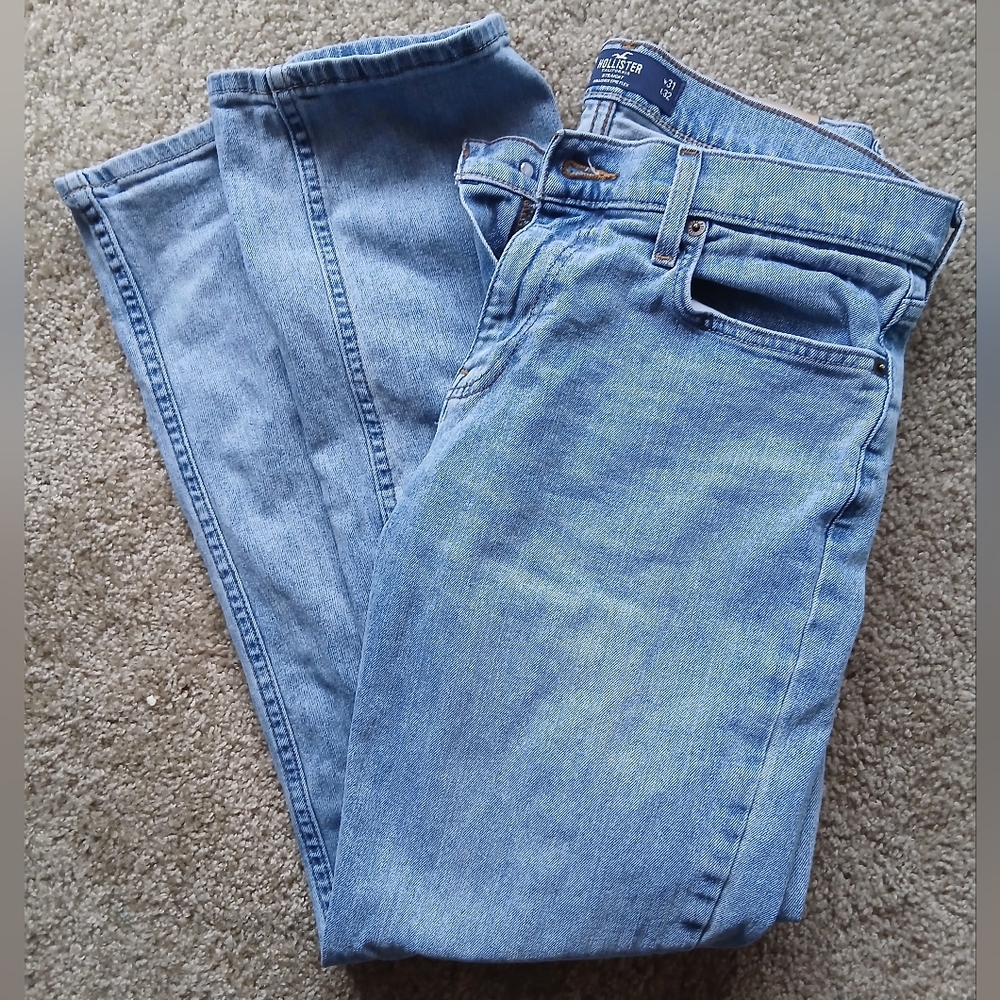 Hollister Mens Blue Denim Jeans